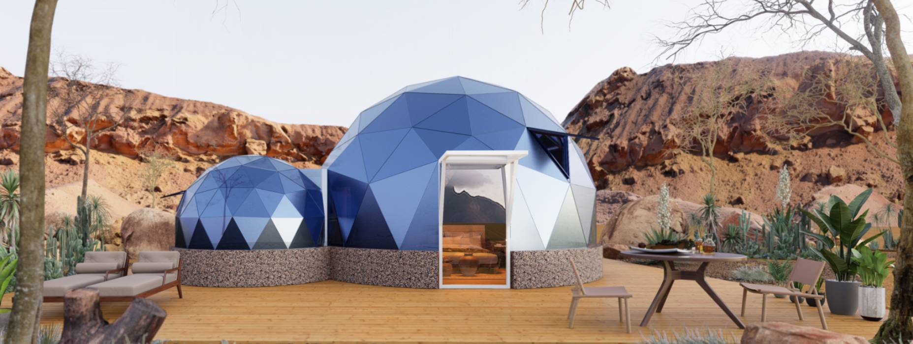 滨海新区球形智能光伏玻璃星空房